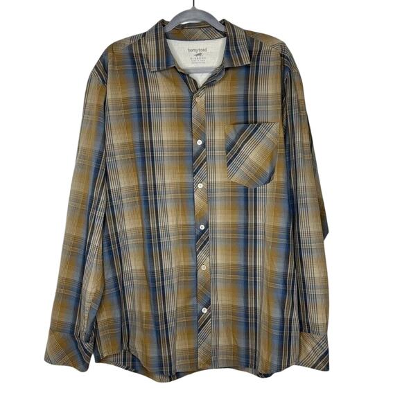 Horny Toad Men's Mixologist Shirt XL Long Sleeve Button Up Outdoor Casual - Picture 1 of 8